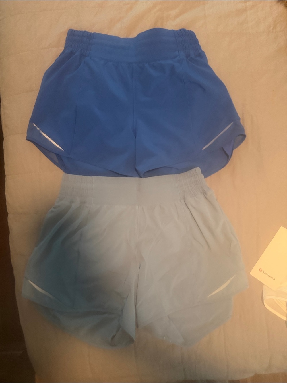 Women's Athletic Running Shorts - Blue